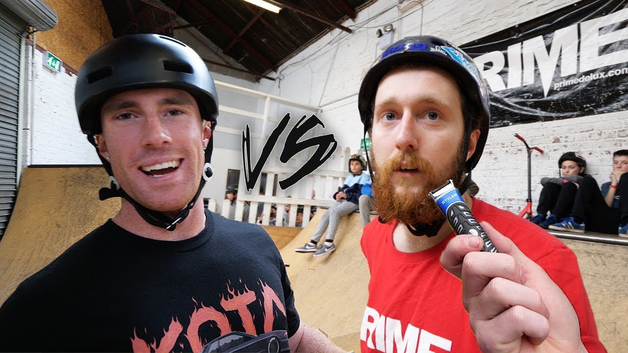 GAME OF SCOOT! YOU LOSE WE SHAVE YOUR BEARD