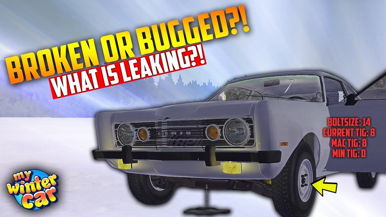 Why Can’t I Remove the Alternator? Bolt Size Mod & Leak Found My Winter Car 2026 | Ogygia Vlogs🇺🇸