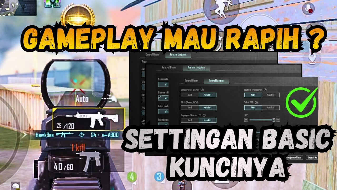 SETTINGAN DASAR PUBG MOBILE 2025 | BASIC SETTING PUBG MOBILE 2025 | TIPS BASIC SETTING PUBG MOBILE