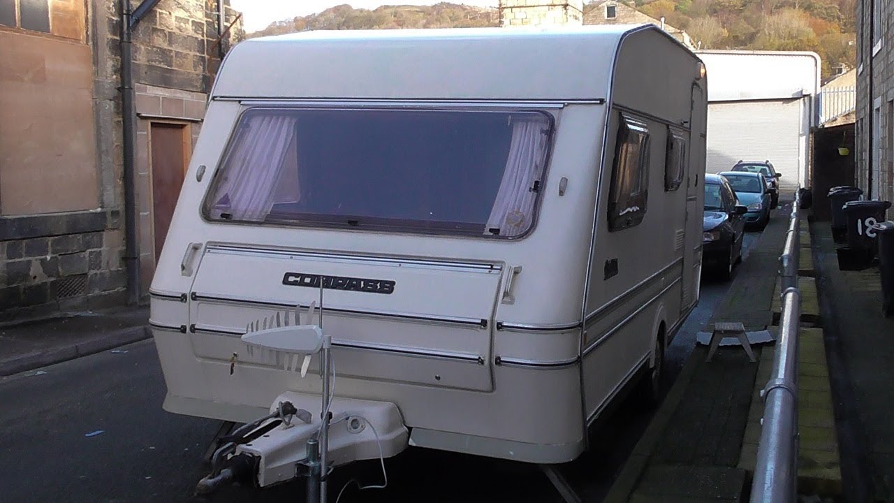 Compass Omega 930 four berth touring caravan.