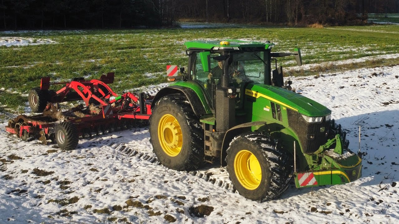 🇵🇱❄️ŚNIEŻNE MANEWRY 2024 W GR.LECH?!🇵🇱❄️Wielkie Testy☃️John Deere  7R 350&Horsch☃️Johny Bokiem?🤣