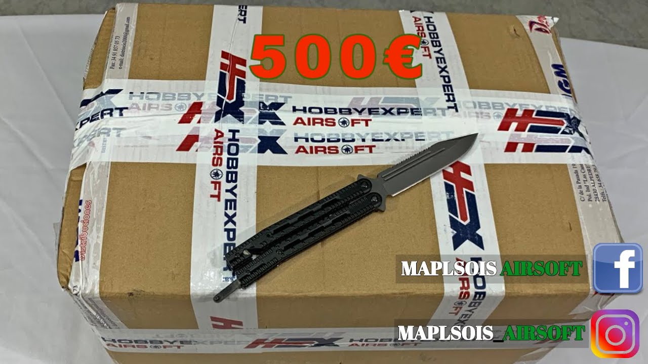 UNBOXING HOBBYEXPERT - 500€ - AIRSOFT ESPAÑA