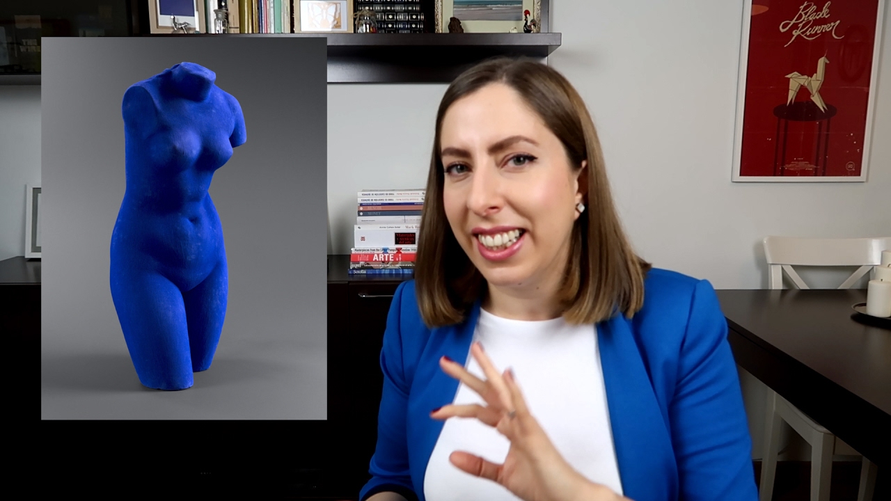 La ciencia del azul Klein