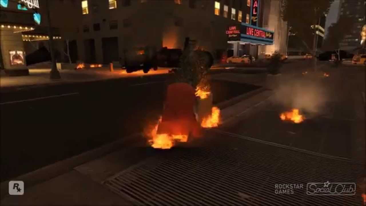 SUPERMAN VS HULK GTA 4