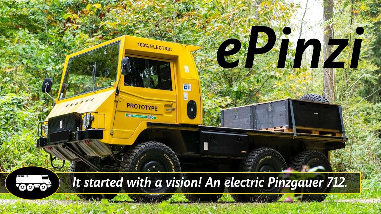 It started with a vision! An electric Pinzgauer 712 - IAA Mobility 2025