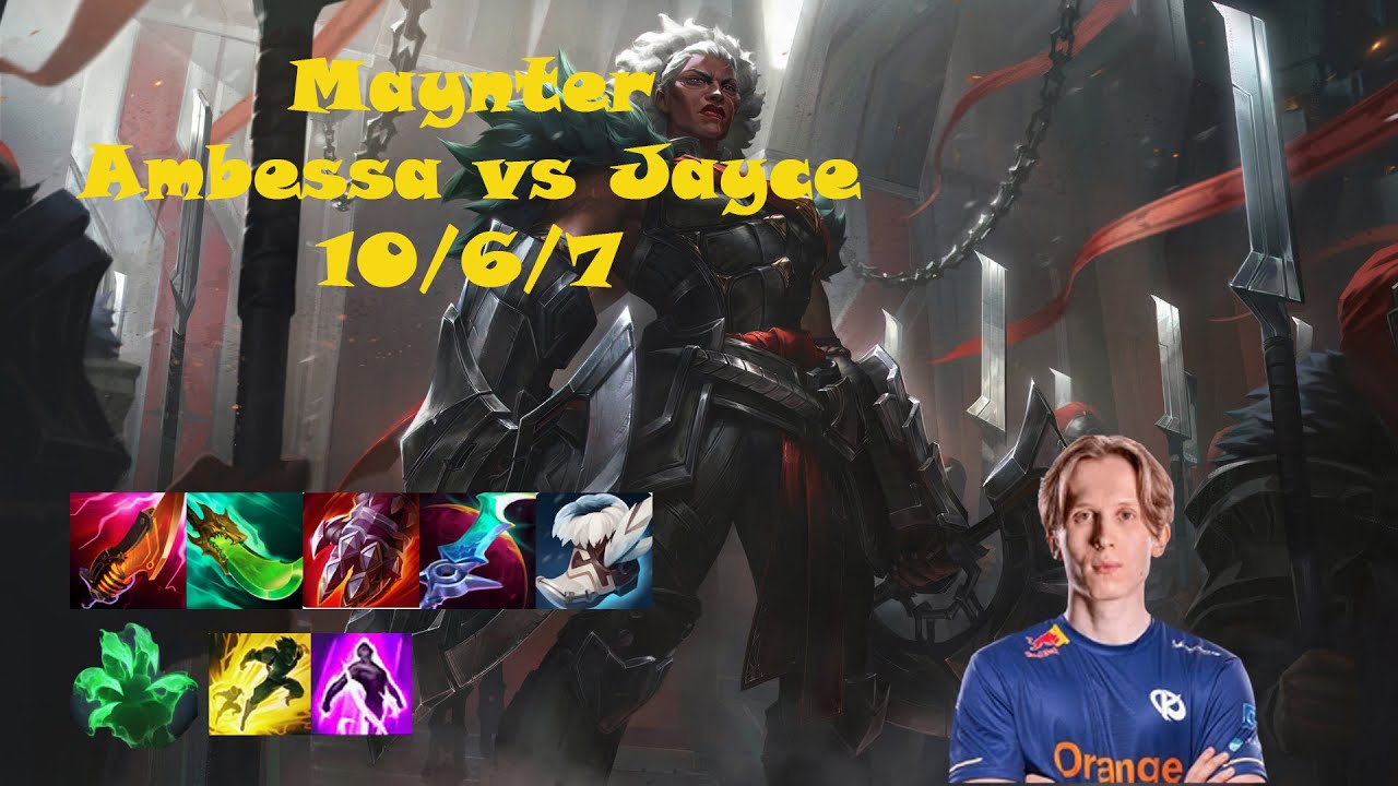 🔥 Maynter Ambessa Top! | EUW Challenger Solo Queue | Patch 15.6 | League of Legends 🔥