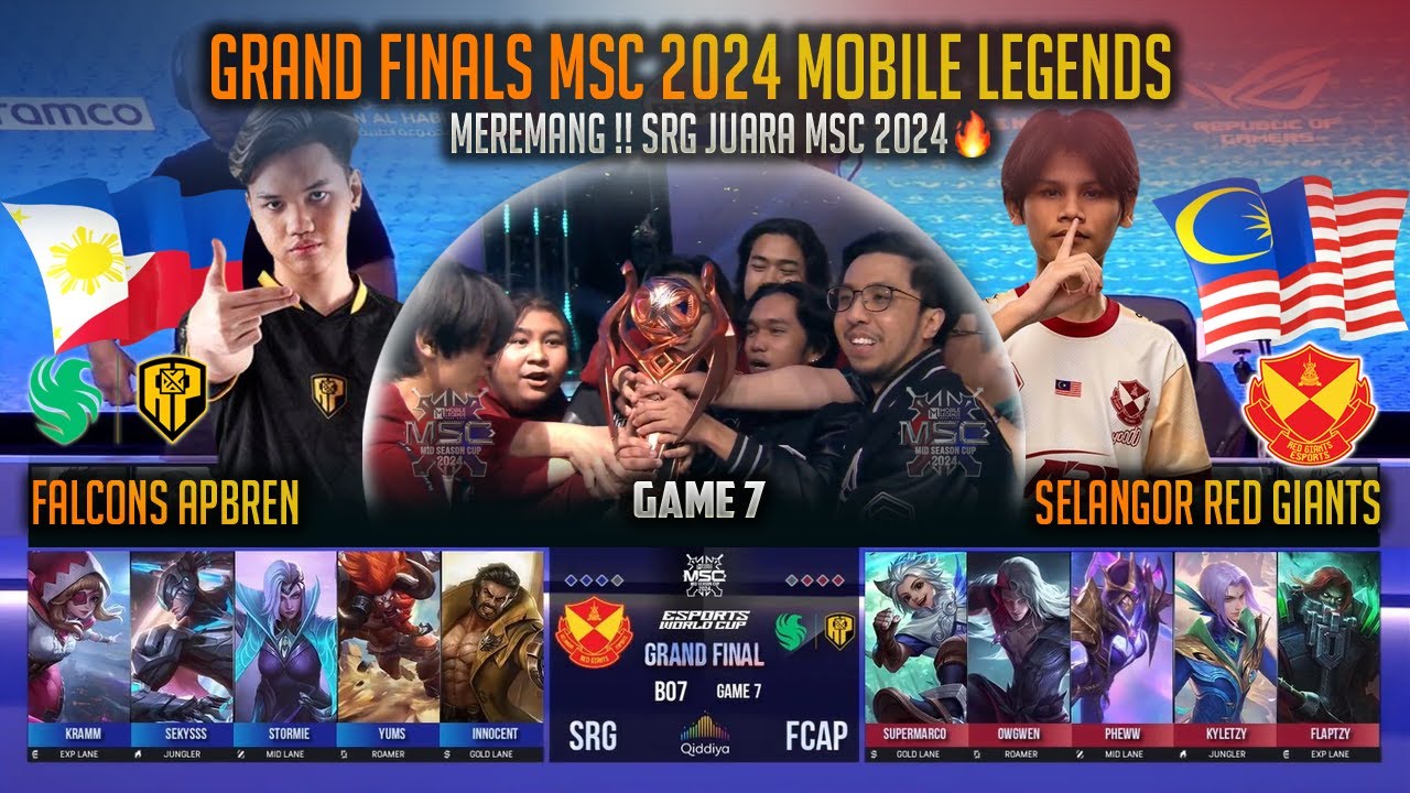 CHAMPIONS 🔥 MIMPI MALAYSIA MENJADI KENYATAAN 🔥 SELANGOR RED GIANTS VS FALCONS APBREN - MSC 2024