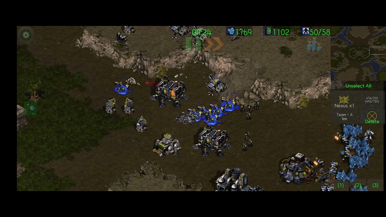 스타크래프트(모바일) lee 9(P) vs han 3(T) 'Lost Temple' 26.02.07[2]