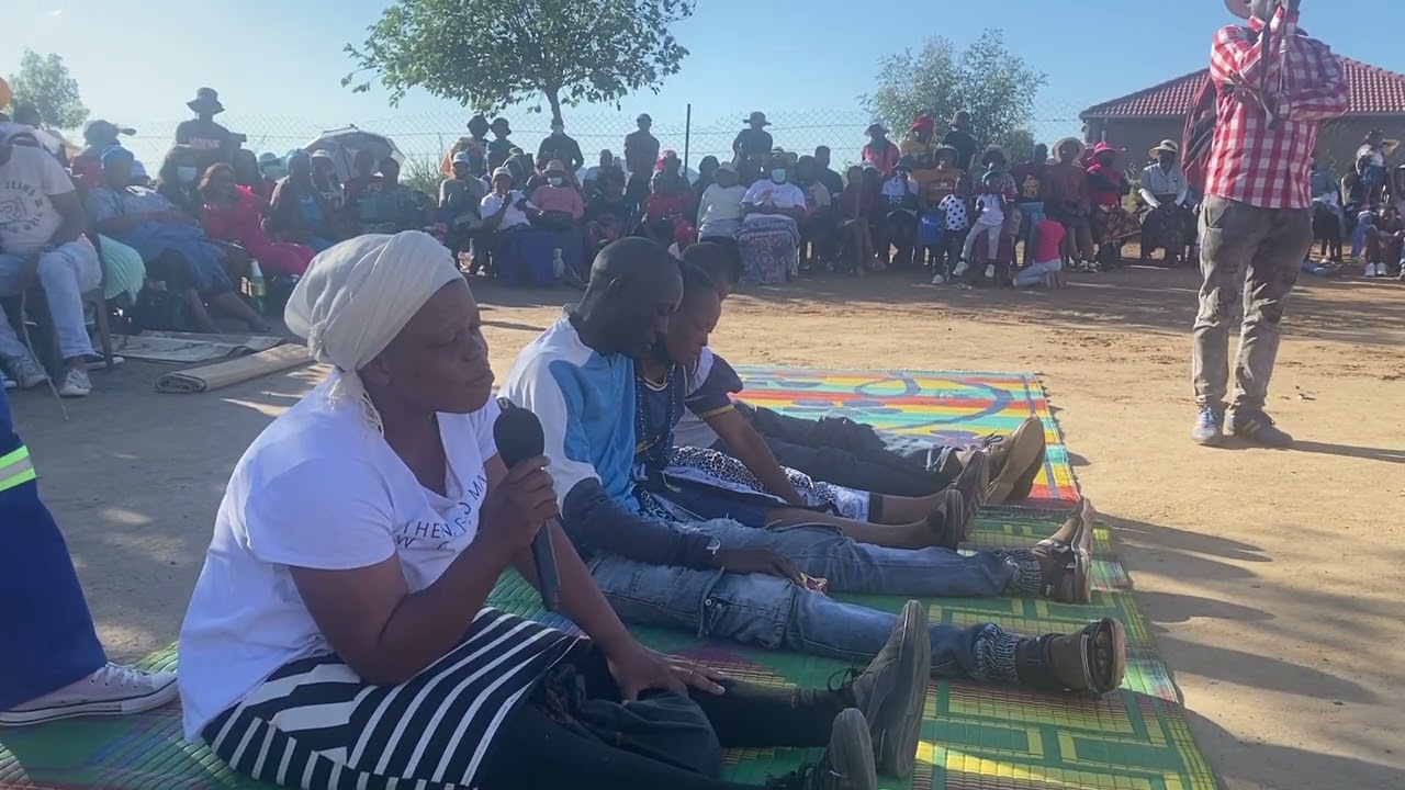 Ngaka Nelson Tladi Home Coming Ceremony, Manganeng Village