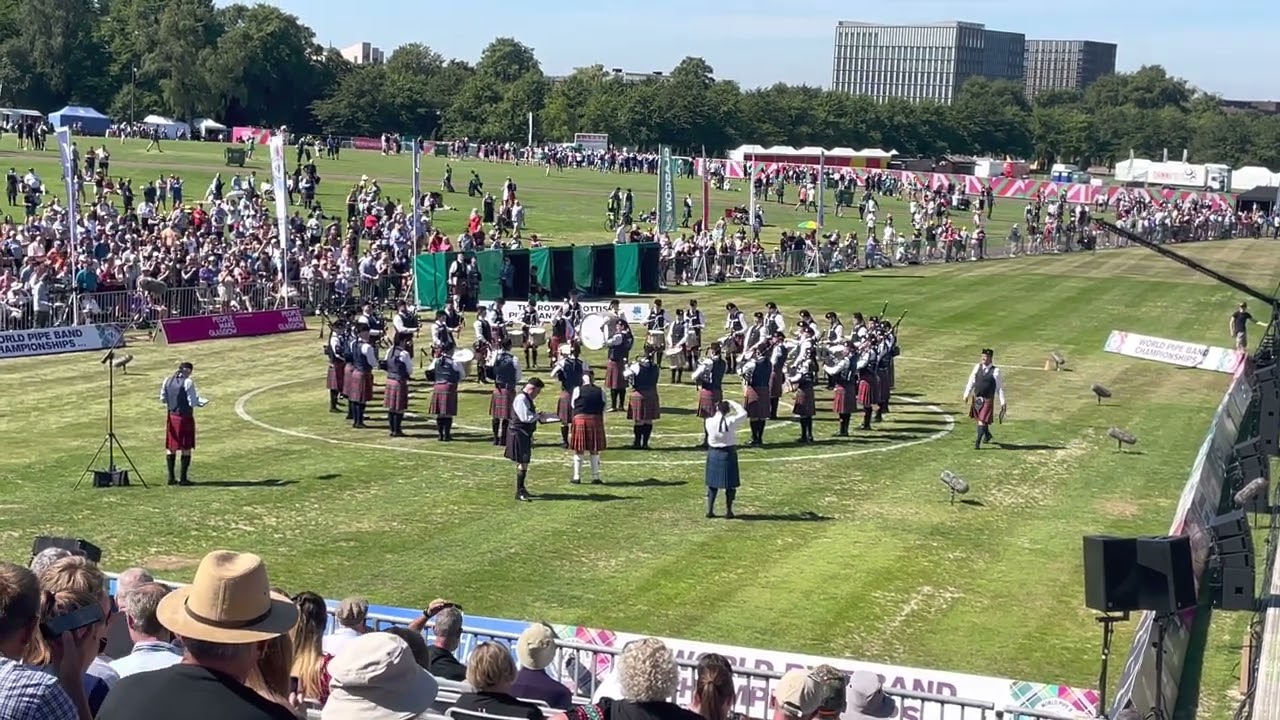 Field Marshal Montgomery pipe band msr qualifiers worlds 2022