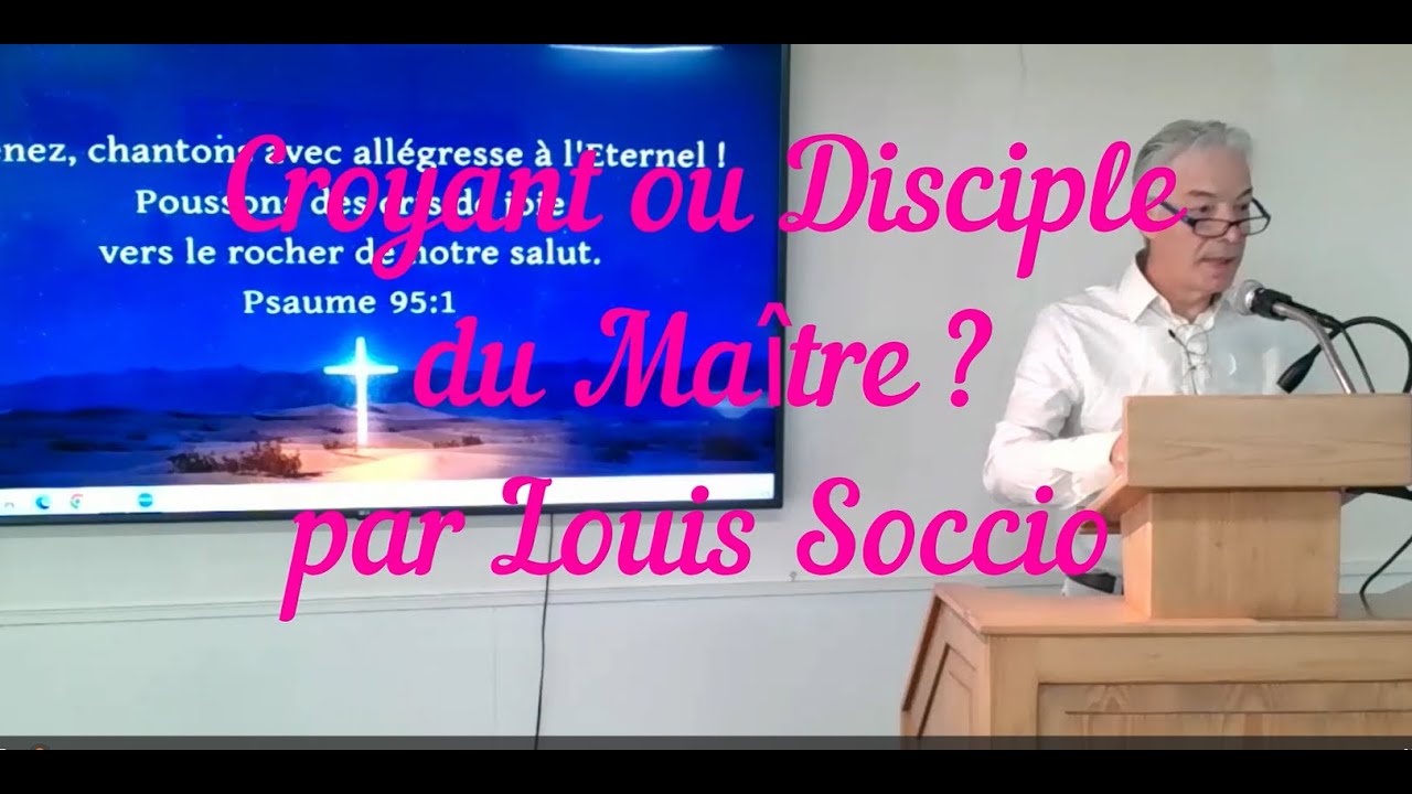 Croyant ou disciple du Maître (Jésus).