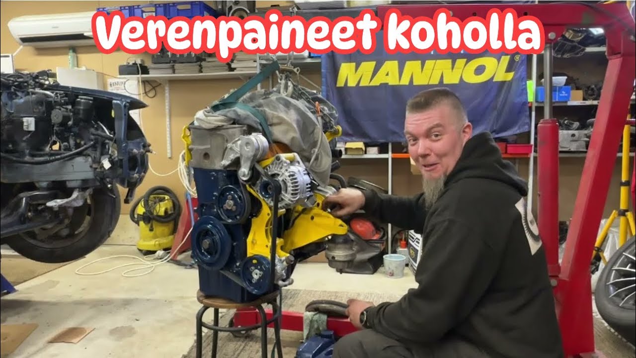 VR6 öljynpaineet porakoneella
