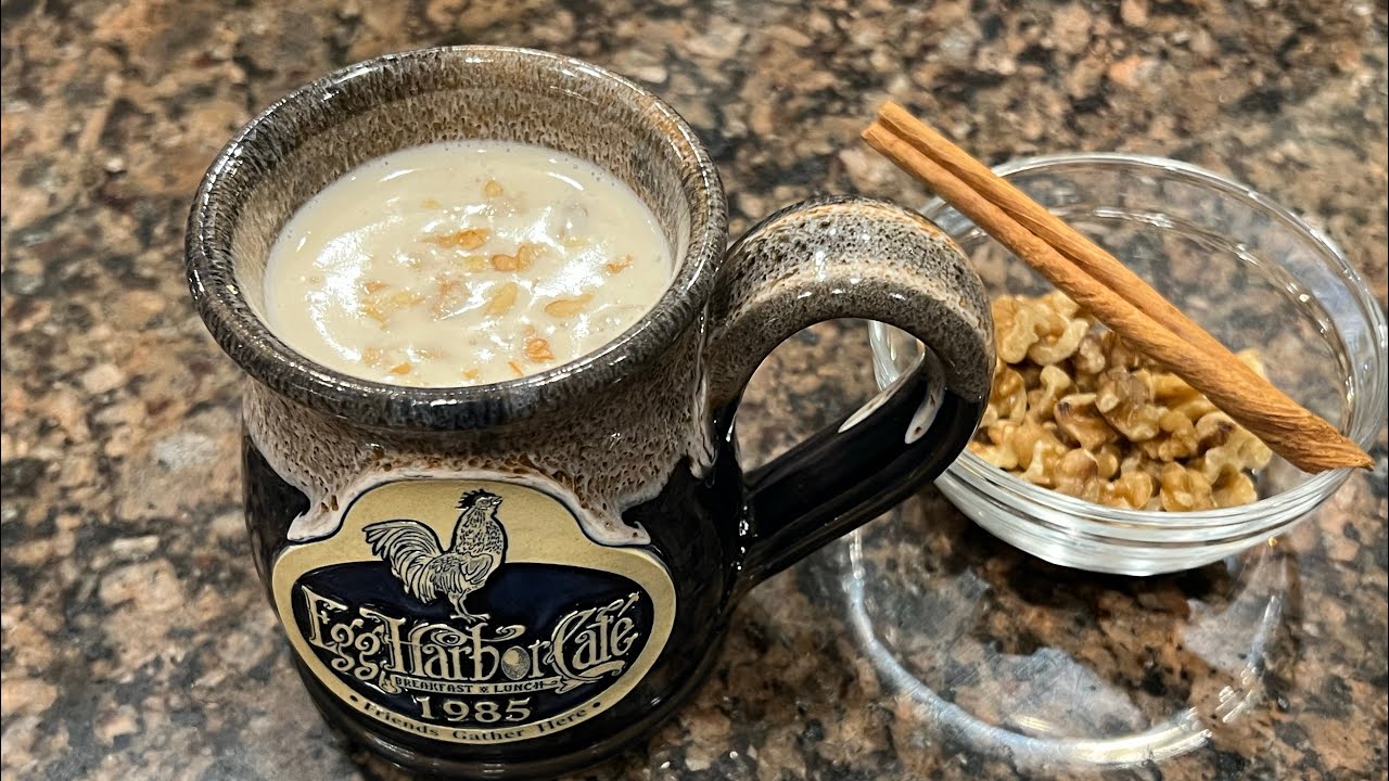 Walnut Atole (Atole de Nuez) - Mexican Hot Drink