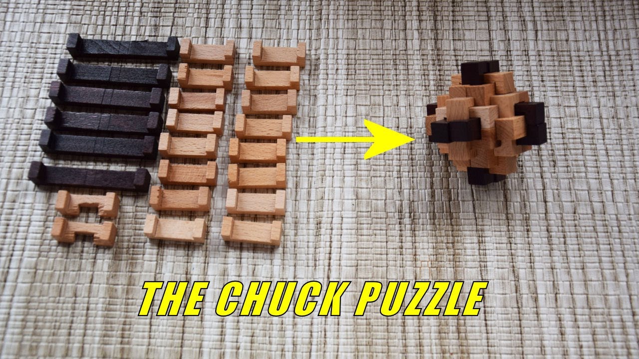 How to solve The Chuck Puzzle - 24 Piece Burr Puzzle