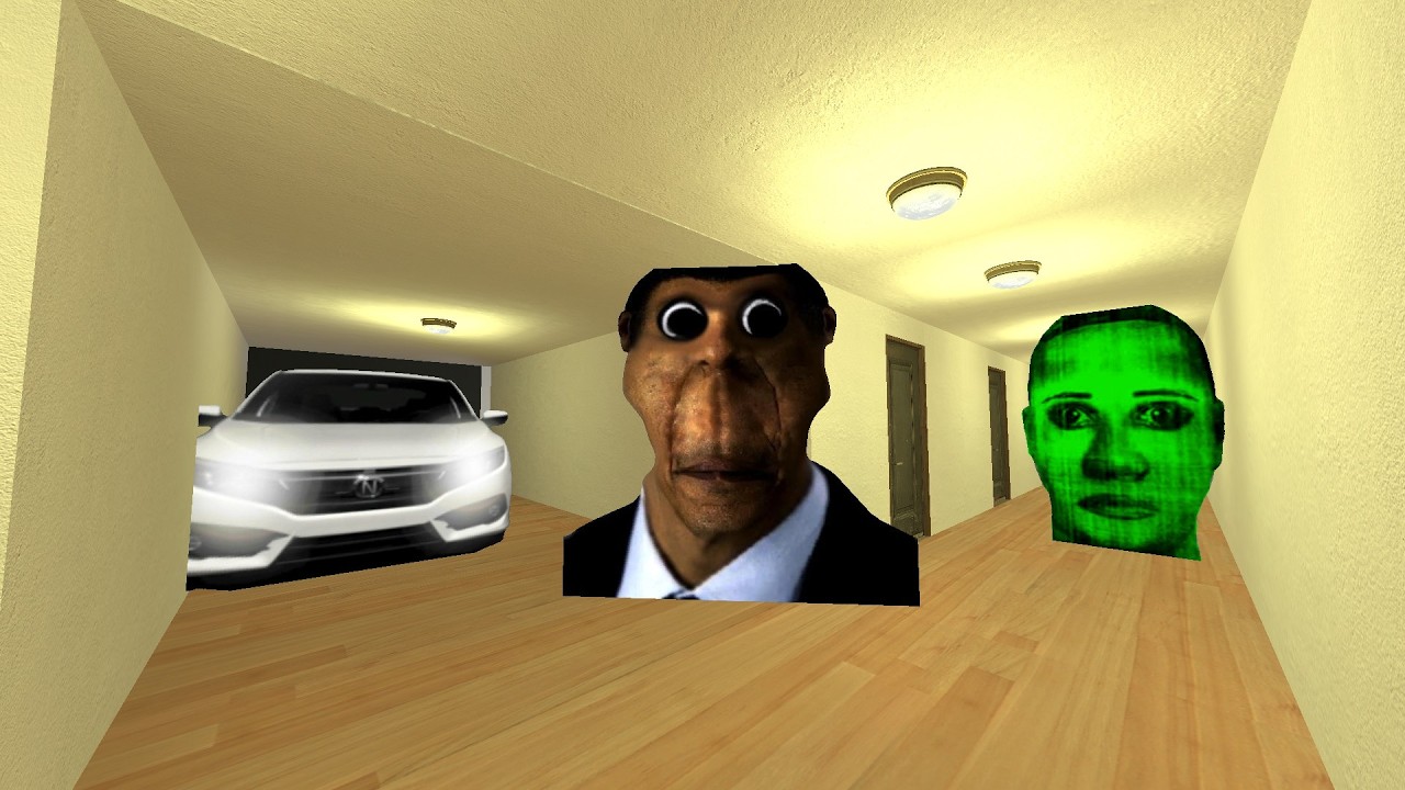 fire in the hotel obunga selene green and vehicle in gmod #nextbot#bizcochitogmod