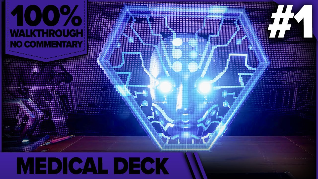 System Shock 1 Remake 100% Cinematic Walkthrough (Hard, All Collectibles) 01 MEDICAL DECK
