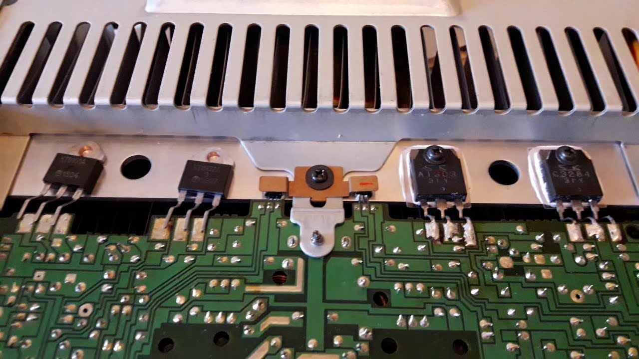 Yamaha A-500. Замена выходных транзисторов 2SA1303 и 2SA3284 на КТ8101А и КТ8102А. Часть 6
