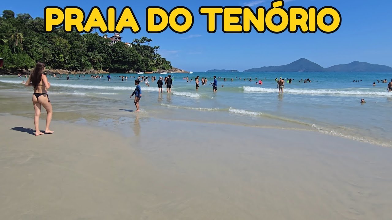Brasil Ubatuba SP, Praia do Tenório. 