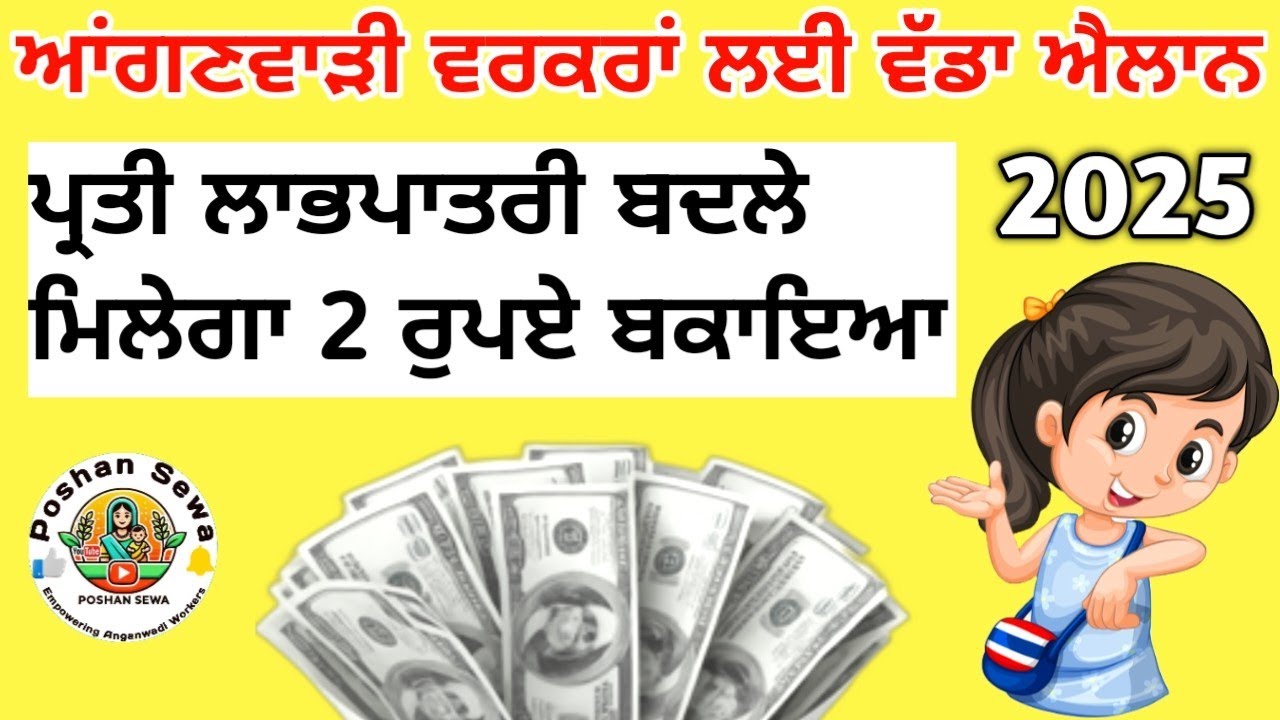 Big announcement for anganwadi workers incentive 2025||Big announcement for anganwadi workers Inc...