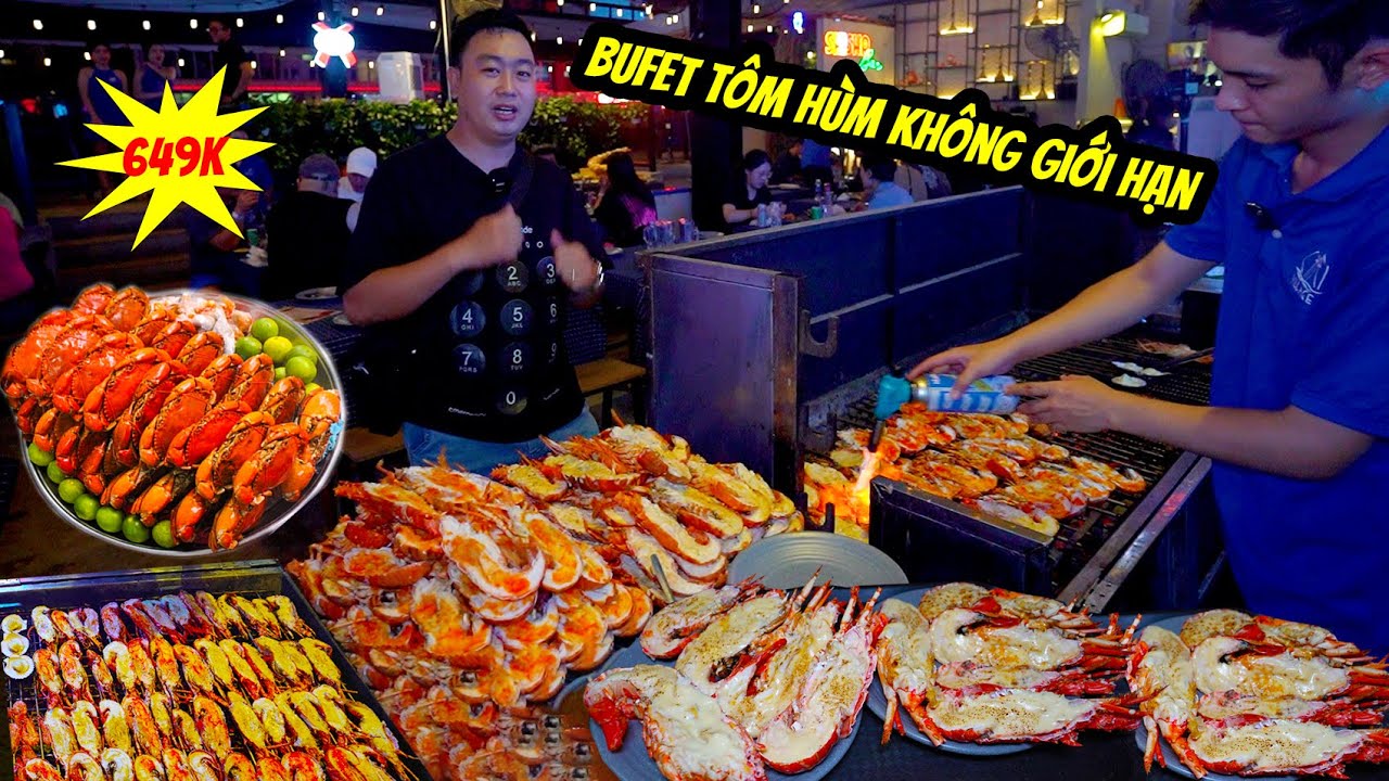 Choáng Với Buffet Tôm Hùm, Cua Ghẹ Thượng Hạng Chỉ 649K Ăn Không Giới Hạn Khách Ăn Đông Kín
