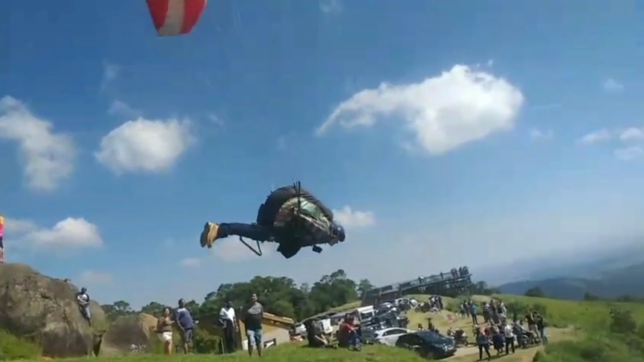 Decolagem Parapente - Free fly takeoff
