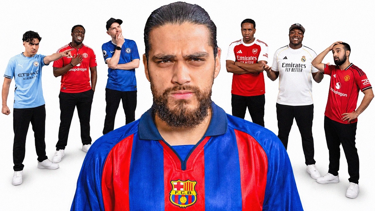 1 BARCELONA FAN vs 6 RIVAL FANS