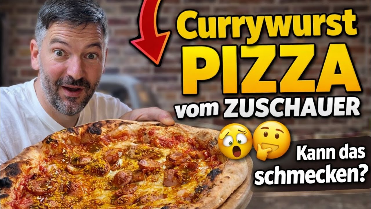 Currywurst Pizza vom Zuschauer 🍕🌭 – Kann DAS wirklich schmecken? | Waldi testet eure Pizza!
