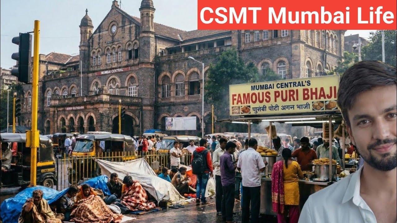 Mumbai CSMT Full Explore 😍 | Famous Food + Hidden Places Near CST 🔥