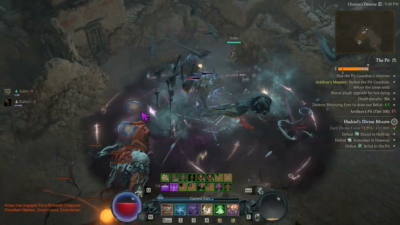 Diablo 4 S11 Death Trap Rogue Speed run Pit 100