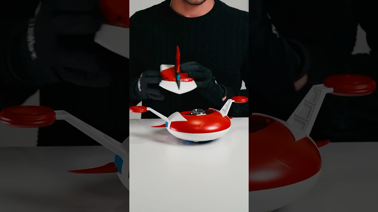Unboxing the PRX Grendizer with its special Spazer watch box. #Tissot #Watches #Watchtok #ASMR
