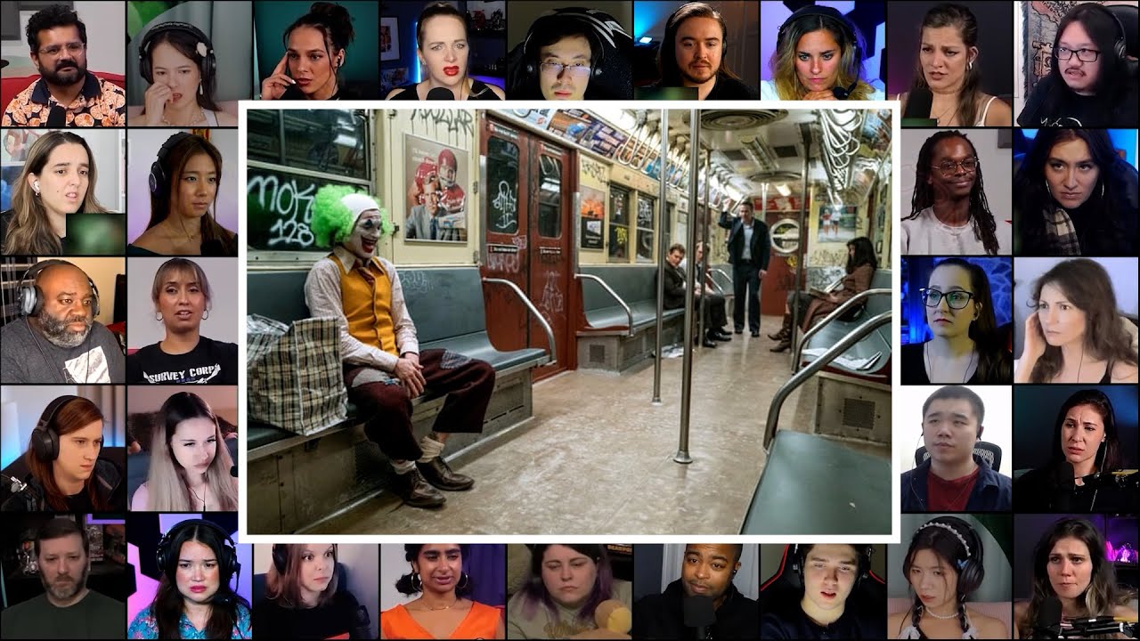 Joker kills Three people in the Subway | Reaction Mashup | Joker : 2019 | #joker
