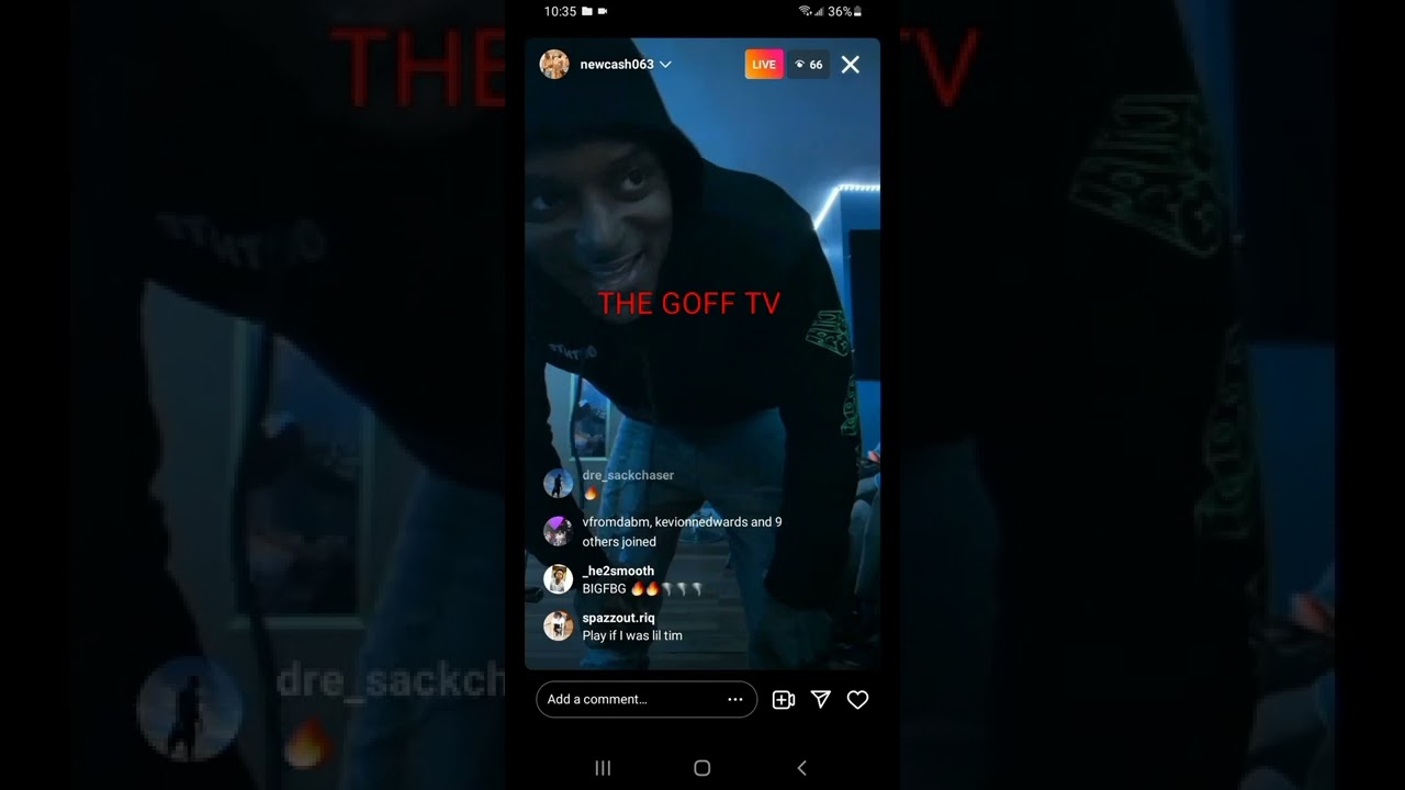 FBG CASH last ig live before getting killed @MediaGoffTV