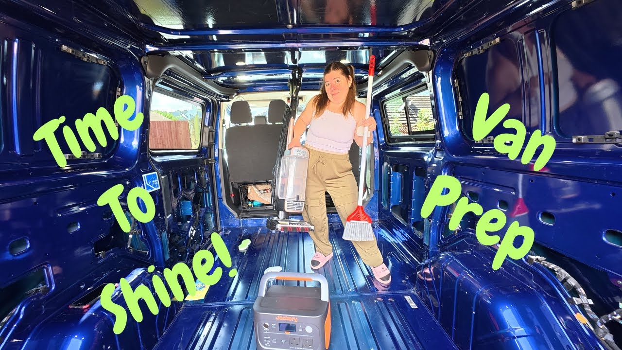 Ford Transit Custom - Prepping for Insulation and sound deadening.