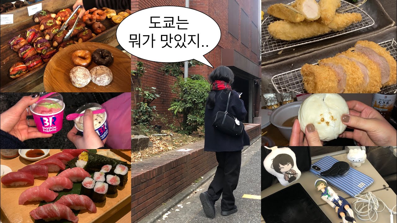 [브이로그] 도쿄 맛잘알 지망생🥢 | 신주쿠 • 시부야 • 긴자 • 이마카츠 • 스시 • 아임도넛 • 일본 마트 • 디저트 • 가챠 • 피규어 | 12월 여행 • 오타쿠 • 먹방