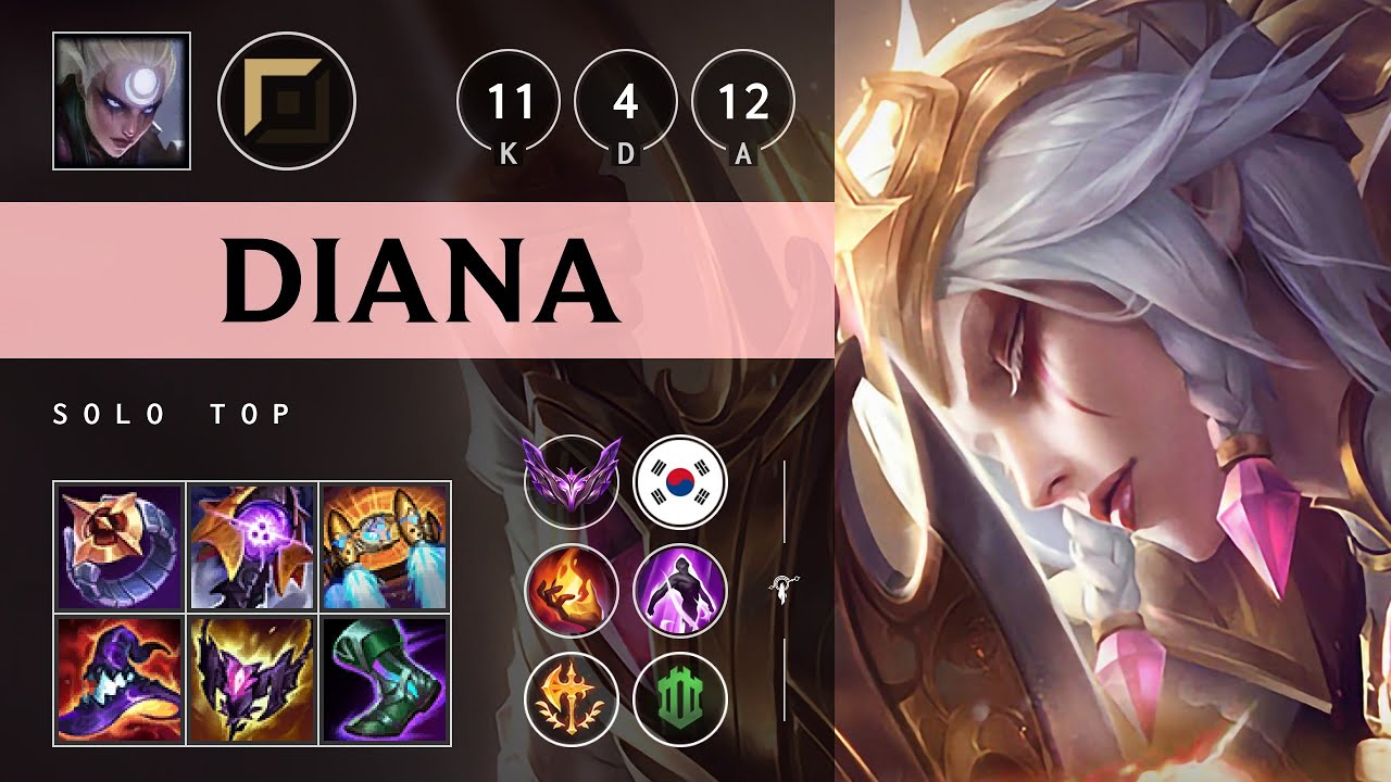 Diana Top vs Sett - KR Master Patch 25.13