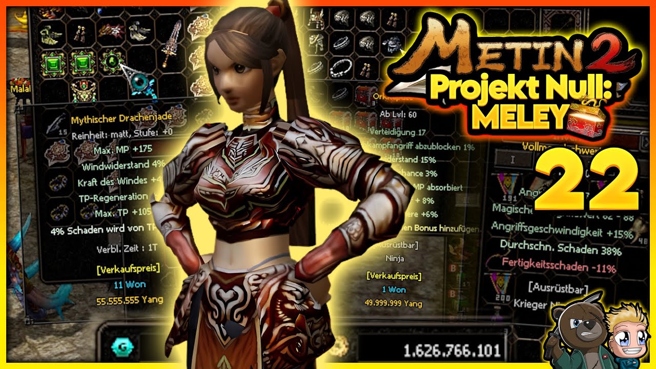 Metin2 Projekt Null: Meley [22] - 69 WON 🤙 / NEUES EQ!!! @Y7Maverick | Vossi