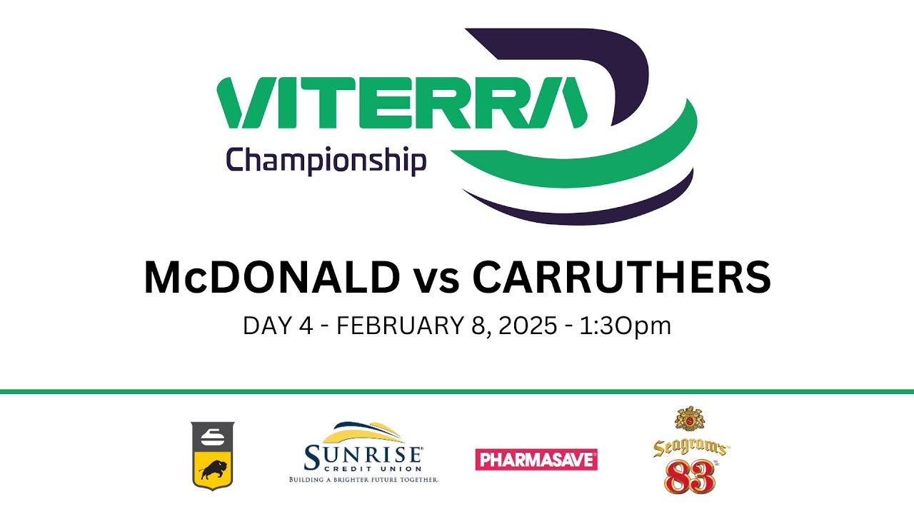 McDONALD vs CARRUTHERS - 2025 Viterra Men's Championship (Day 4)