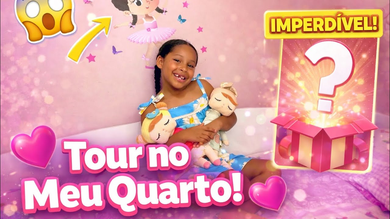 Venham Conhecer Meu Quartinho 💖✨ Tour Completo 