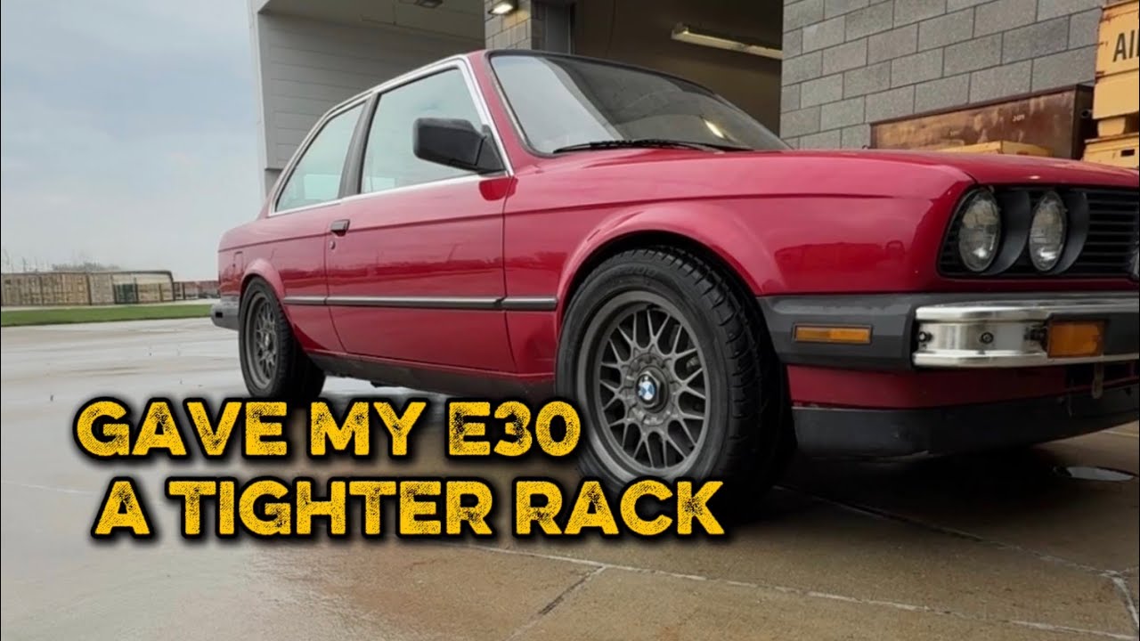 Upgrading My E30’s Rack… and It’s TIGHT 😈