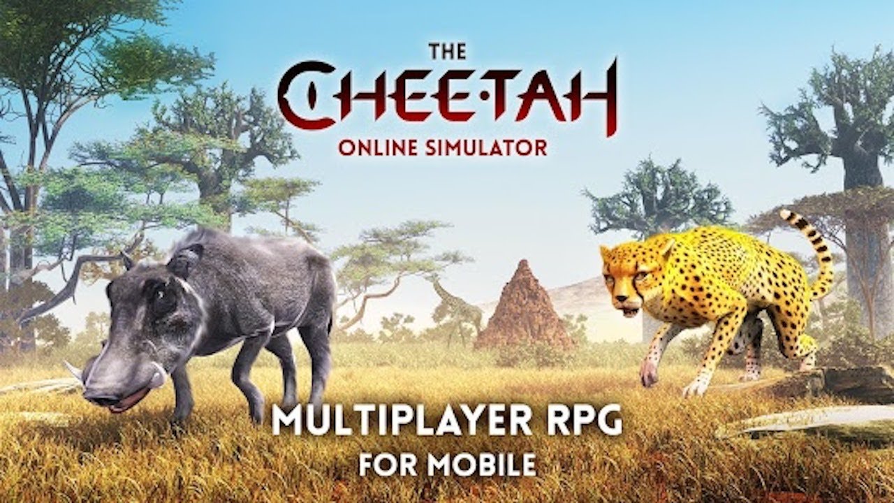 🐾👍The Cheetah Simulator-Online Multiplayer-Симулятор гепарда онлайн- By Swift Apps LTD-Android