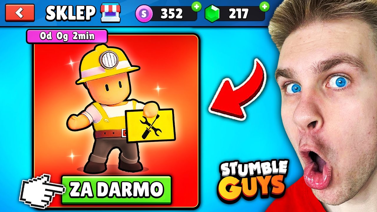 SZYBKO! ⚠️ ODBIERZ (ZA DARMO) NOWY SKIN już DZIŚ *SERIO DZIAŁA* ✅ w Stumble Guys! 😱