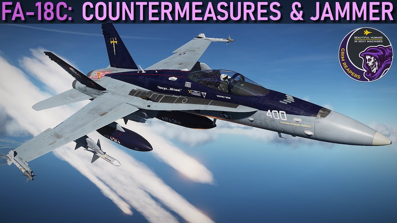 FA-18C Hornet: Updated Countermeasures (ECM, Chaff & Flares) | DCS WORLD