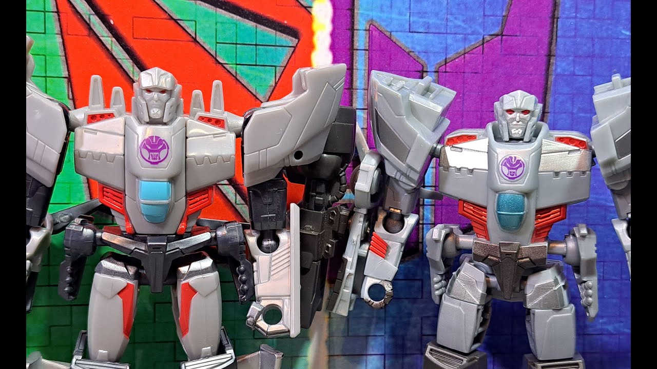 Video Review of the Transformers Earthspark Warrior and Deluxe Megatron