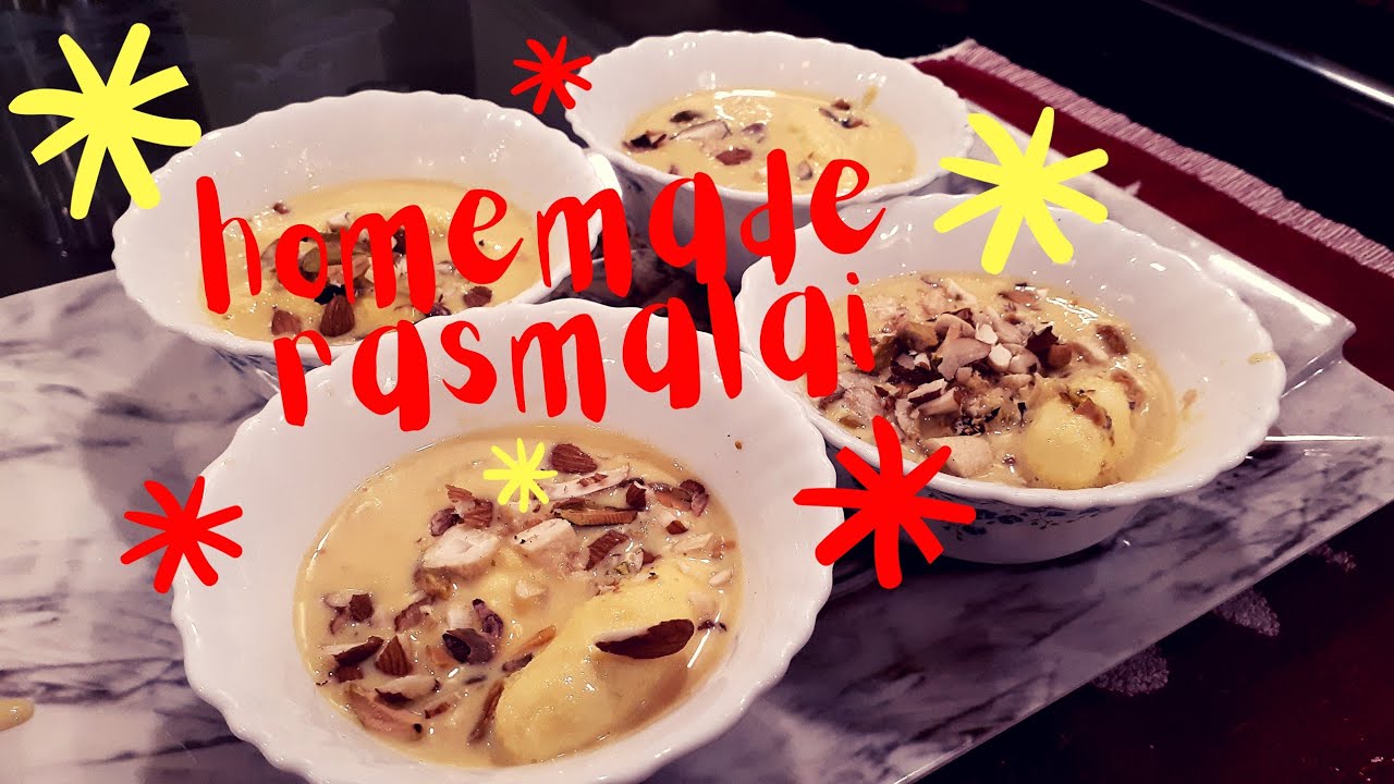Homemade rasmalai  / রসমালাই /रसमलाइ