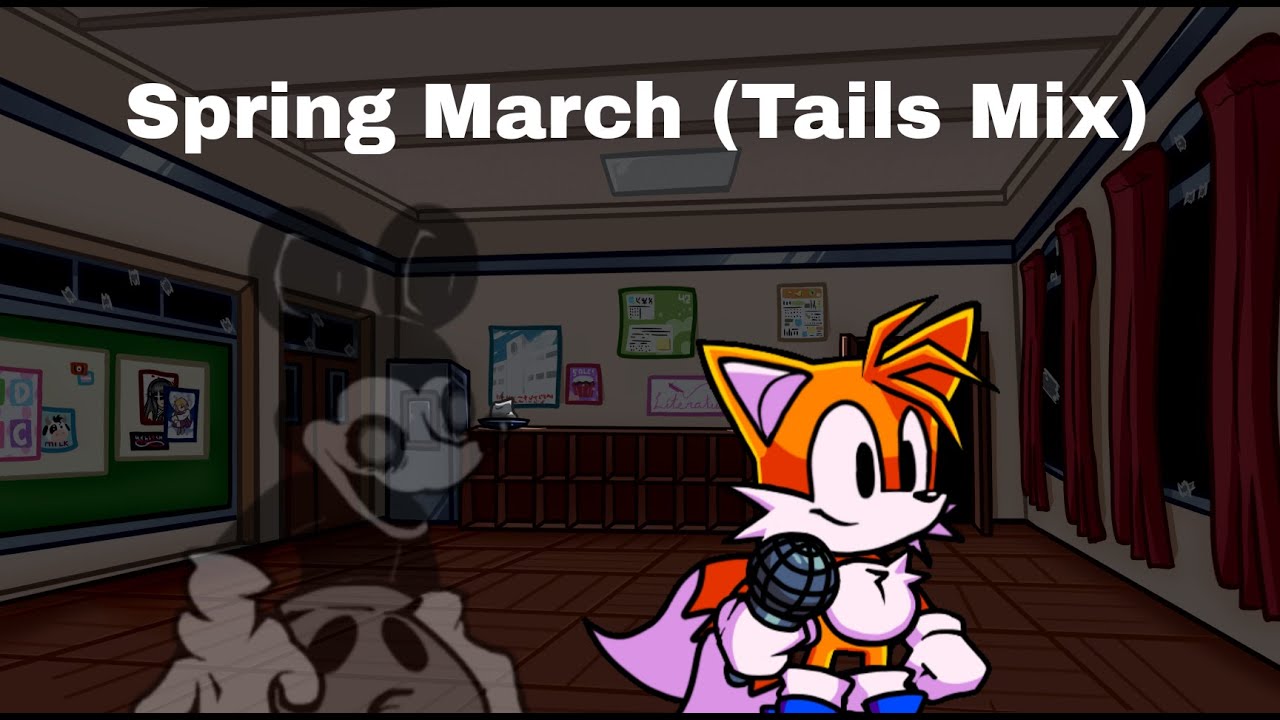 Spring March (Tails Mix) - FNF Sonic Literature Club OST