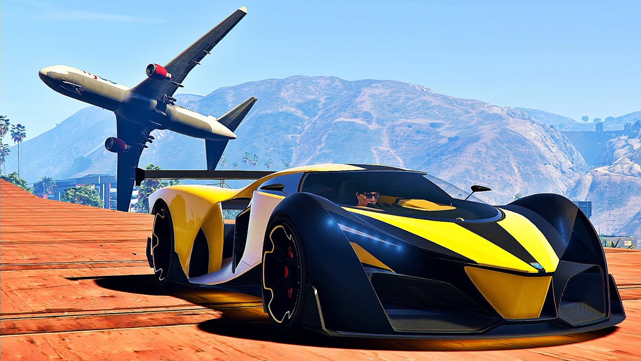GTA V Online: TESTANDO o novo GROTTI X80 em WALLRIDE de AVIAO