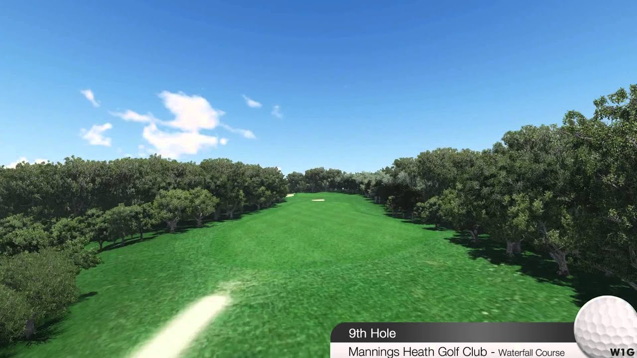 Mannings Heath - Waterfall Course - Hole 9