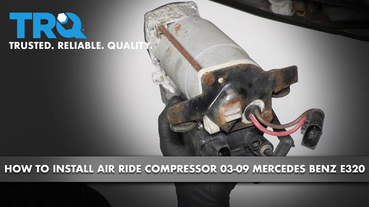 How to Install Air Ride Suspension Compressor 03-09 Mercedes-Benz E320