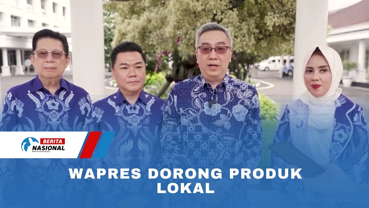 Wapres Dorong Produk Lokal