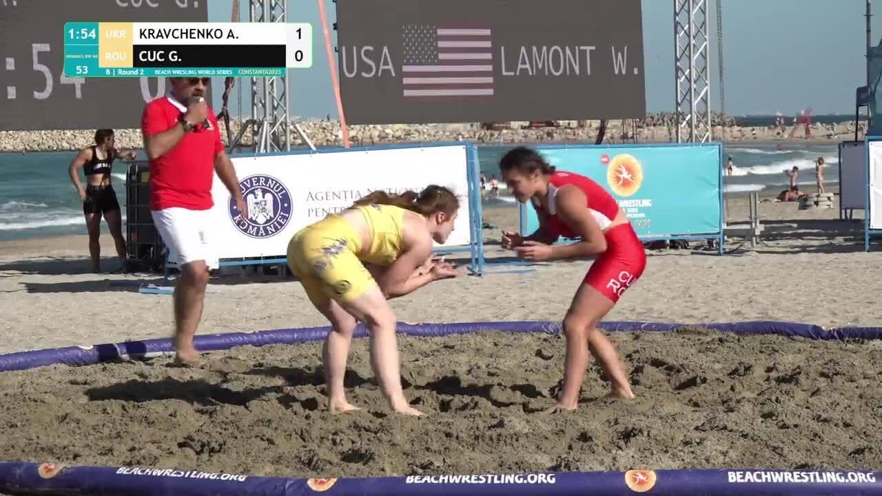 Rnd 2 • BW_W 60 kg • Anastasiya KRAVCHENKO(UKR) vs. Gabriela CUC(ROU)